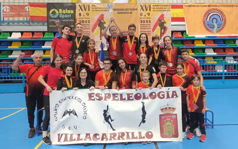 El Grupo de Espeleología cosecha un nuevo título de campeón de España