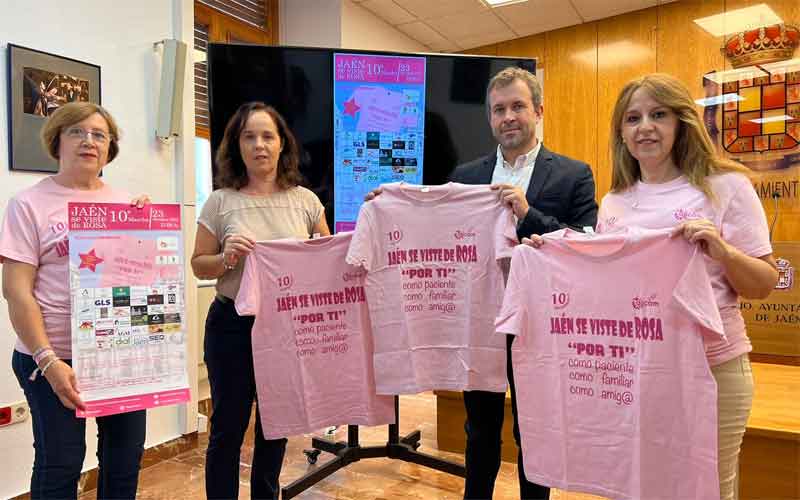 Jaén se suma la lucha contra el cáncer de mama con la X Marcha Rosa de Ajicam