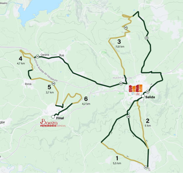 mapa gran fondo jaen paraiso interior