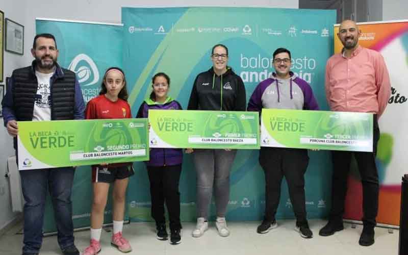 CB Baeza, CB Martos y Porcuna CB reciben las Becas Verdes de la FAB