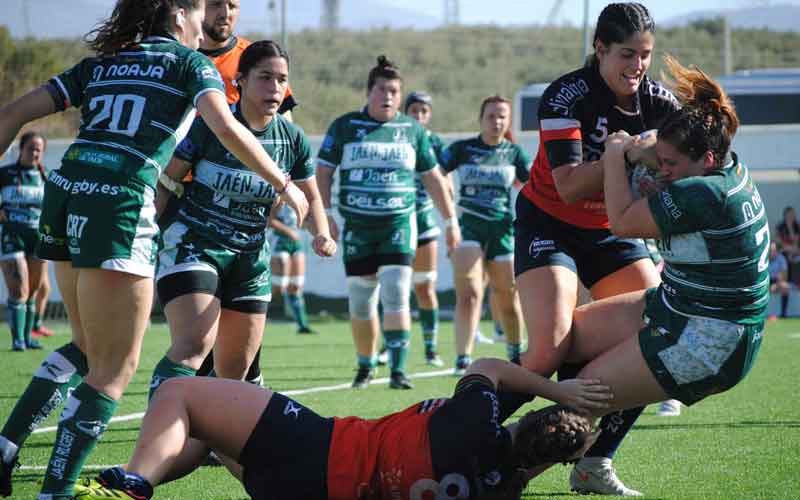 Jaén Rugby Femenino cede su primera derrota en un duro choque ante Escoriones
