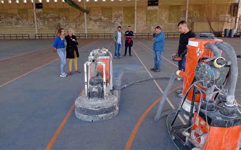 Comienzan las obras de adecuación de las pistas deportivas de San José en Linares