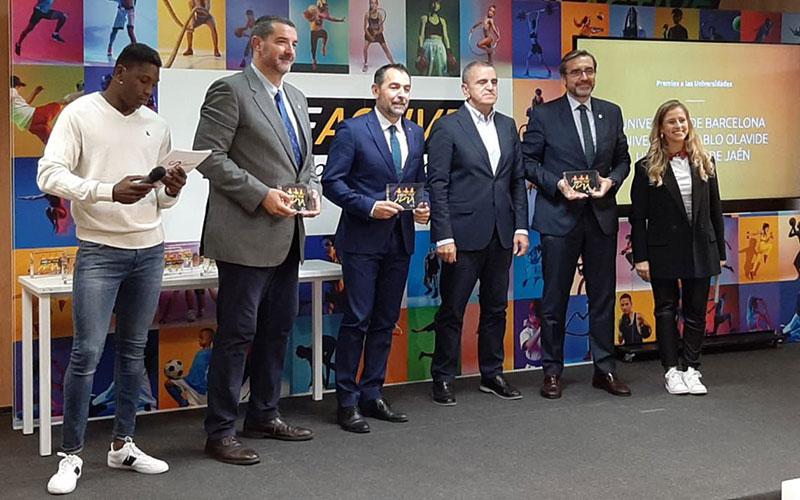 La UJA recibe el premio ‘CSD – Be Active’ por la Semana Europea del Deporte