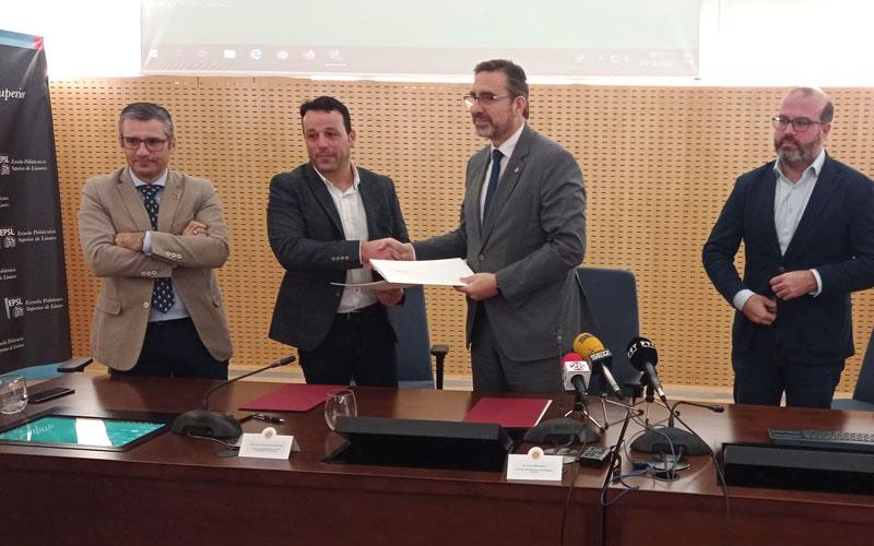 Convenio entre el Ayuntamiento de Linares y la UJA para el uso mutuo de instalaciones deportivas