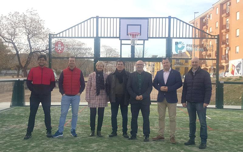 Nueva pista multideportiva en la Vía Verde del Aceite a su paso por Torredonjimeno