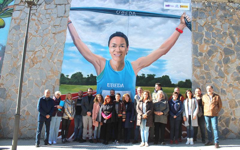 Lola Chiclana, homenajeada en Úbeda con un mural