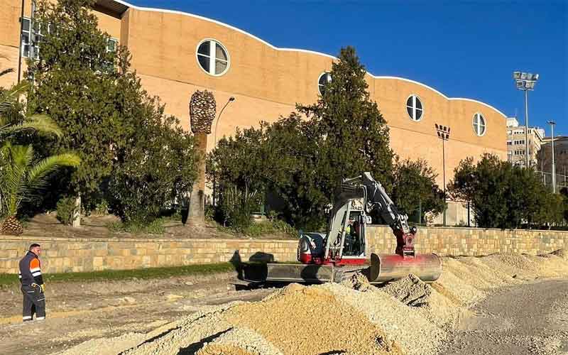 Las obras de la pista ‘Ángel Cortés’ de La Salobreja estarán listas a principios de abril