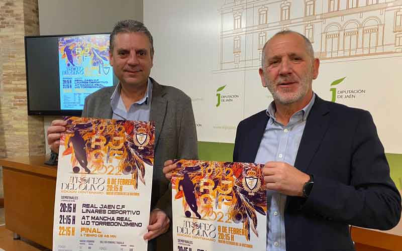 Real Jaén y Diputación presentan el XXXVIII Trofeo del Olivo