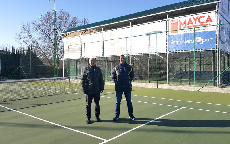 Las pistas de tenis y pádel de La Loma los Santos de Torredonjimeno, listas para su uso