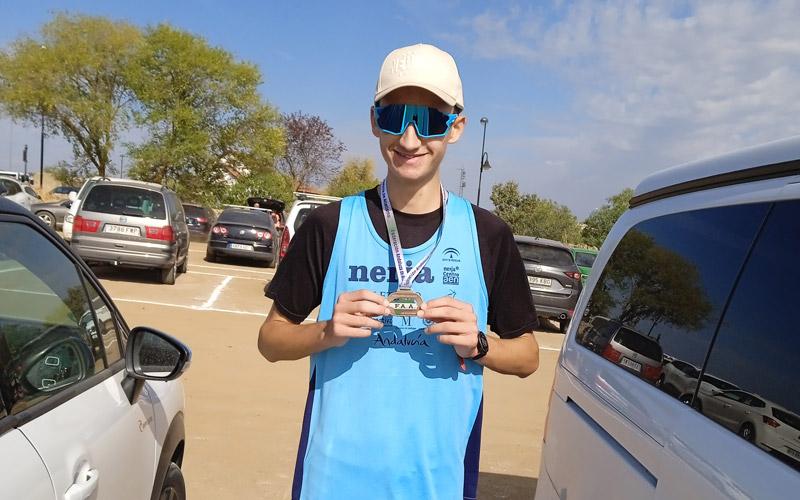 Francisco José Torres, subcampeón de Andalucía de Trail en categoría junior masculino