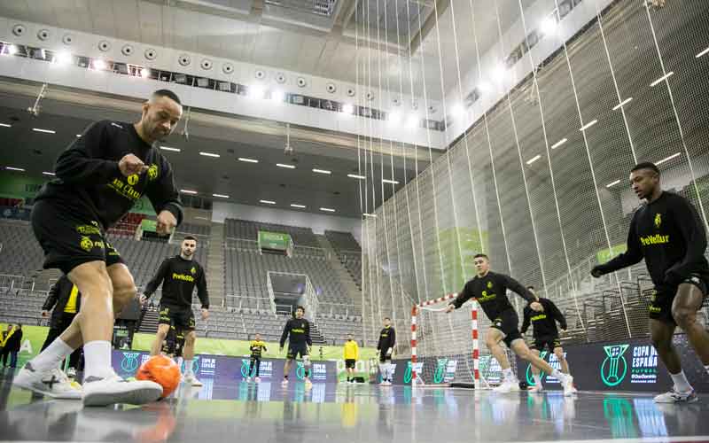 jaen fs entrenamiento copa de españa granada