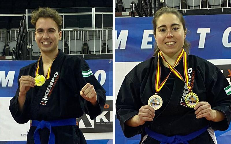 Ángela Polaina y Agustín Rodríguez, en la preselección de España para el Mundial de Kenpo