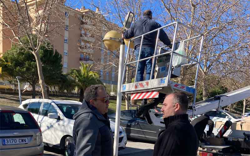 Cambio de iluminación en las instalaciones deportivas de Las Fuentezuelas