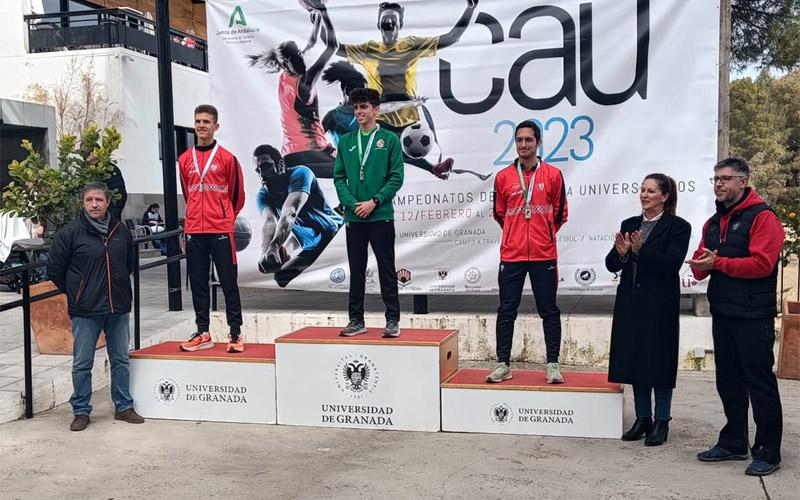El atleta de la UJA Sergio López, campeón de Andalucía universitario de Campo a través