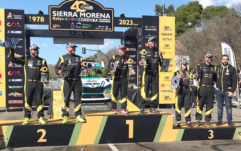 Protagonismo de los copilotos jiennenses en el Rally Sierra Morena