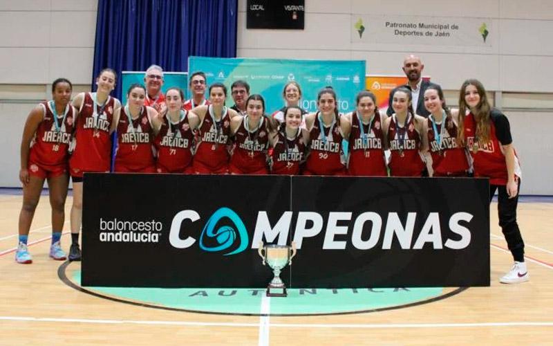 Las chicas del Jaén CB, campeonas del baloncesto provincial junior