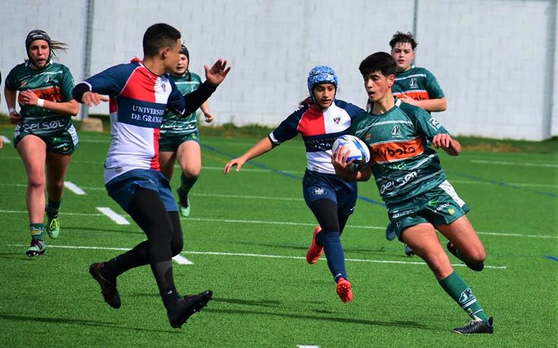 El equipo sub-16 de Jaén Rugby progresa adecuadamente