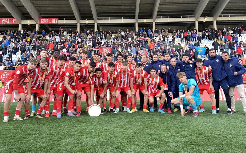 El Almería de Lasarte y García, subcampeón de la Copa del Rey Juvenil