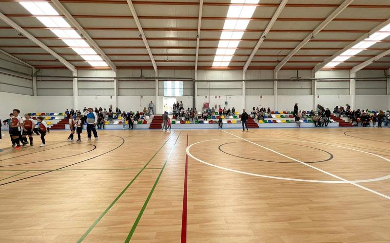 La pedanía marteña de Monte Lope Álvarez estrena su pabellón polideportivo