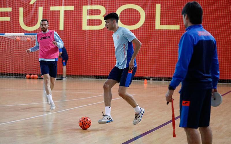 Pablo, Antonio, Chino y César ya preparan con España los amistosos ante Brasil