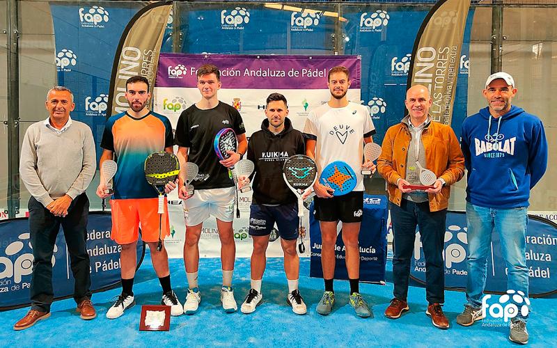 Vega-Pastor y Caparrós-Barrera, se corona en Jaén como campeones del pádel andaluz 2023