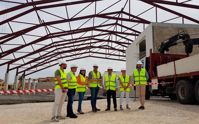 Las obras de la piscina climatizada de Torredelcampo encaran su recta final