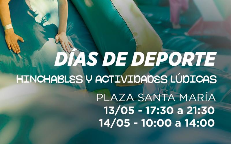 Actividades en la Plaza de Santa María y el Bulevar para celebrar el Día del Deporte