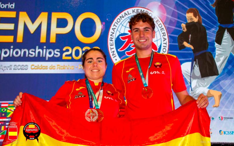 Ángela Polaina y Agustín Rodríguez regresan con dos medallas del Mundial de Kenpo