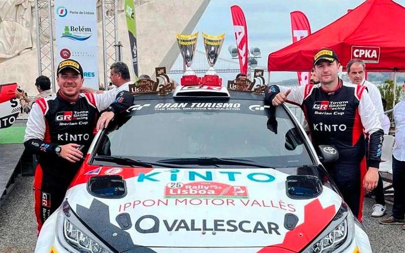 David Nieto se sube al podio en el Rally de Lisboa