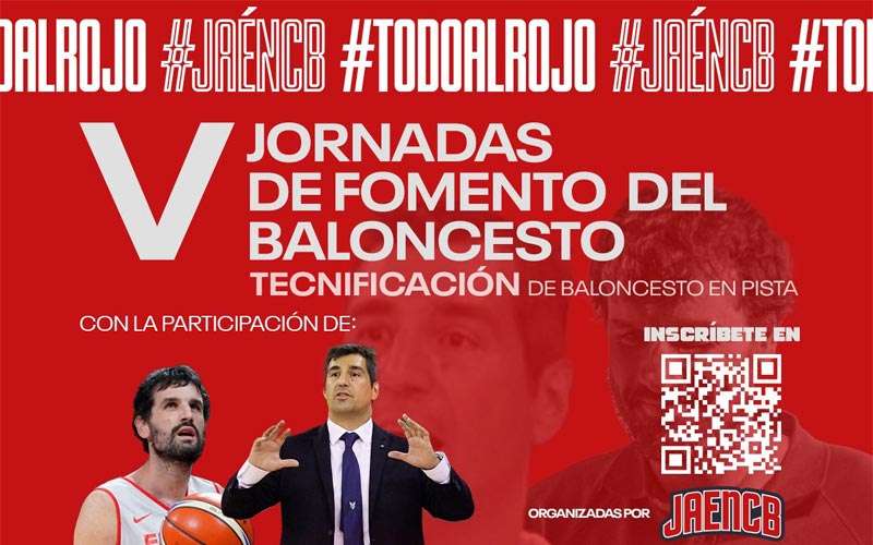 Jaén CB celebra las V Jornadas de Fomento del Baloncesto con Pablo Pin como gran invitado