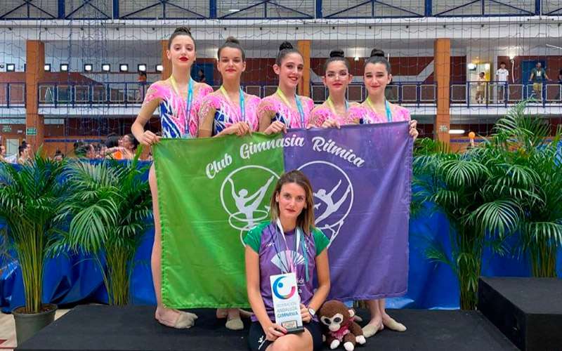 Dulce final de temporada para el Club Gimnasia Rítmica de Andújar