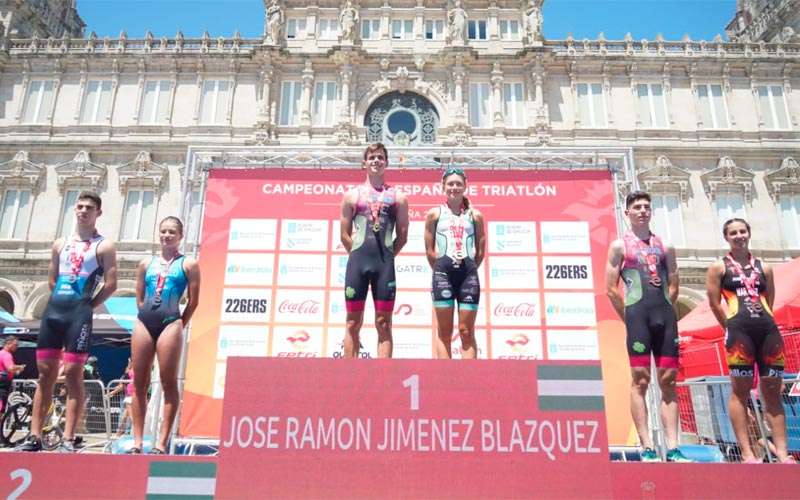 José Ramón Jiménez, campeón nacional de triatlón sprint junior