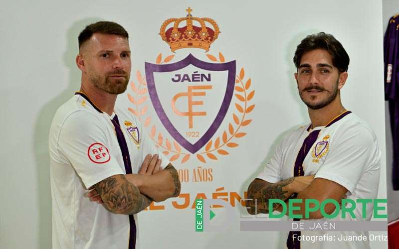 Iván Aguilar y Joseliyo ya lucen como nuevos jugadores del Real Jaén