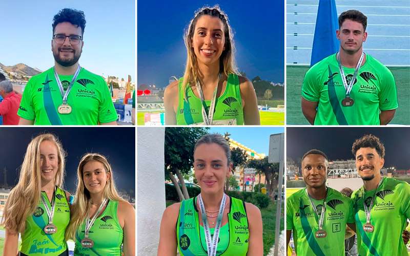 Segunda plaza para Unicaja Atletismo en el Andaluz Absoluto con 17 medallas