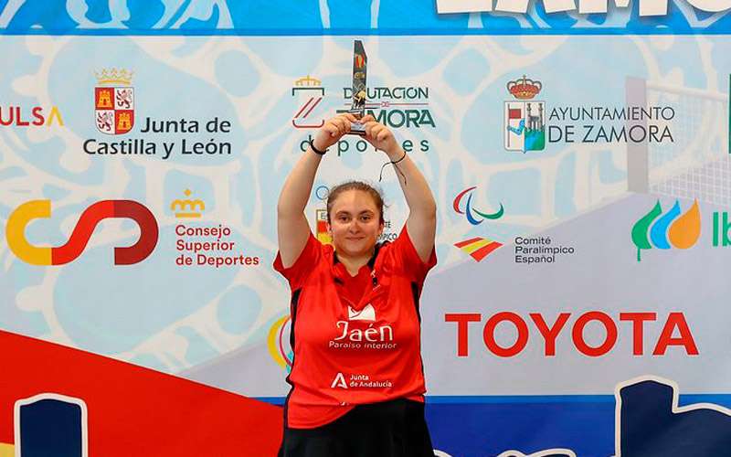 Yanira Sánchez, de Hujase Jaén, campeona de España sub-21 de tenis de mesa