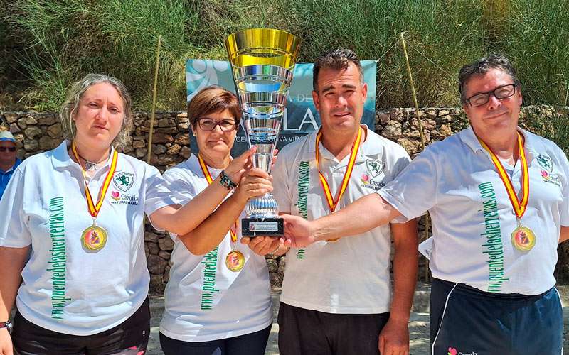 Cazorla Puente de las Herrerías reina en la Copa FEB de equipos mixtos de bolo andaluz