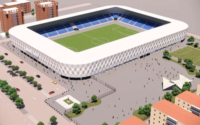 La remodelación del Estadio de Linarejos finalizará en 2026