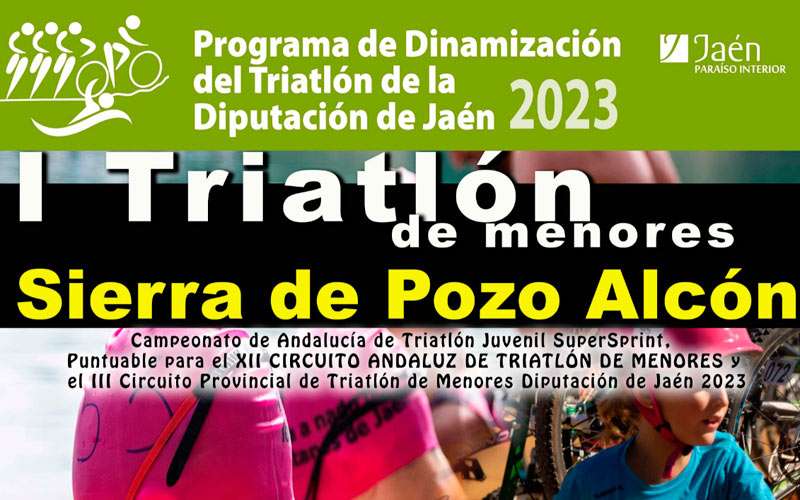 El I Triatlón de Menores ‘Sierra de Pozo Alcón’ reunirá a más de 150 participantes