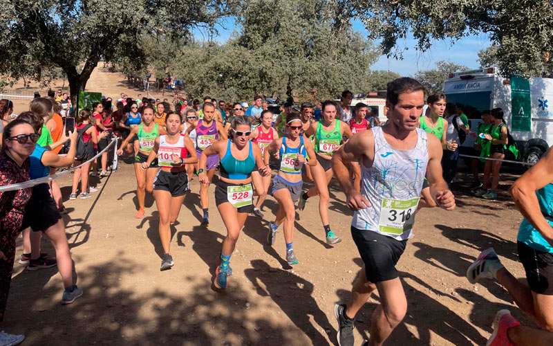 Alberto Casas y María del Mar Reyes se imponen en el XIII Cross del Lechón