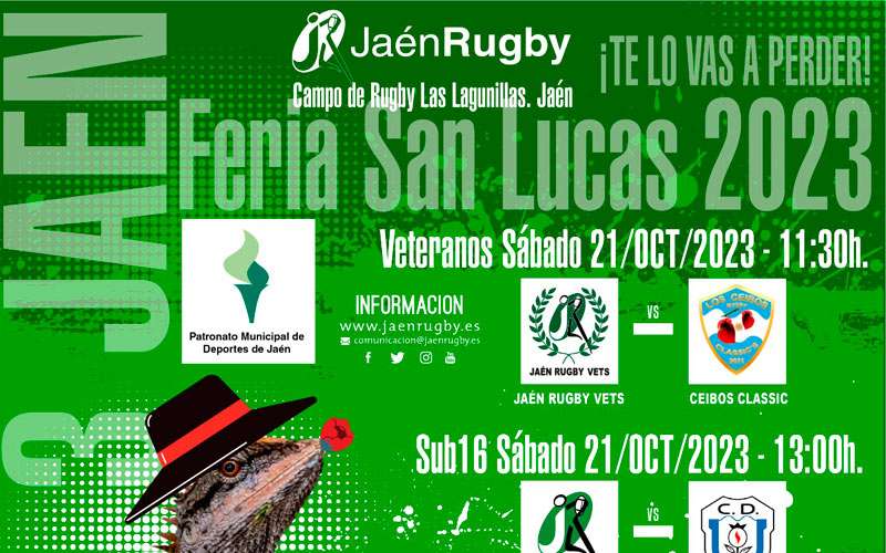 Jaén Rugby celebra San Lucas con su tradicional torneo de veteranos