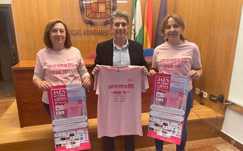 marcha jaen se viste de rosa ajicam