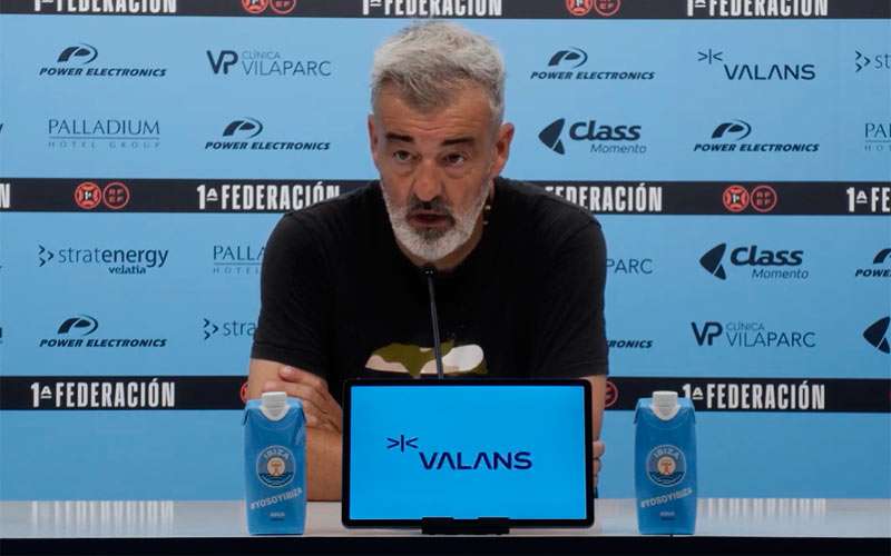 Óscar Fernández: «El segundo gol del Ibiza nos dejó KO»