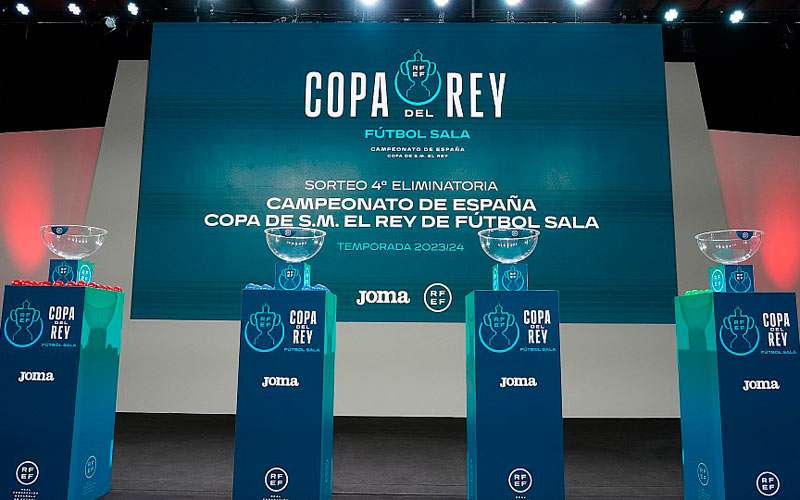 El sorteo de la Copa del Rey de fútbol sala, este jueves a las 17:00 h