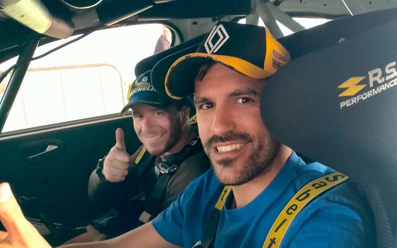 David Nieto compite junto a Carlos Rodríguez en el Rally La Nucía