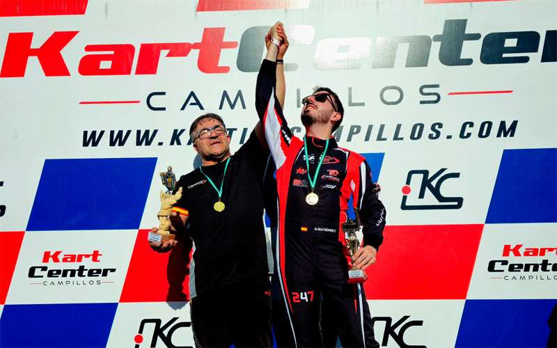 Gonzalo Gutiérrez regresa al karting con victoria