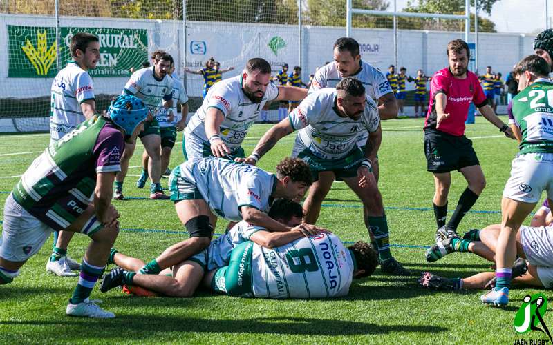 Jaén Rugby compite ante el líder pero sufre la superioridad de CR Málaga
