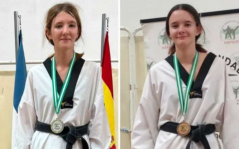 El Club Oscar Dojang Taekwondo Jaén logra dos medallas en el Andaluz Junior