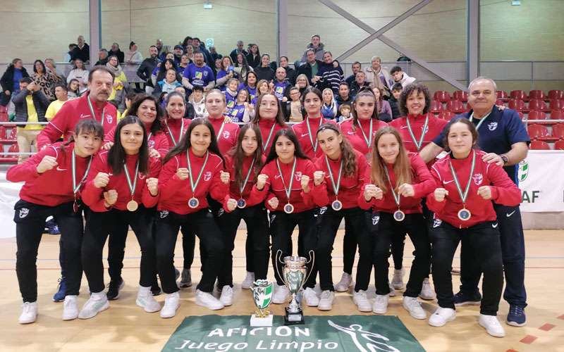 La Selección de Jaén sub’16 femenina, subcampeona de la Copa de Andalucía de fútbol sala