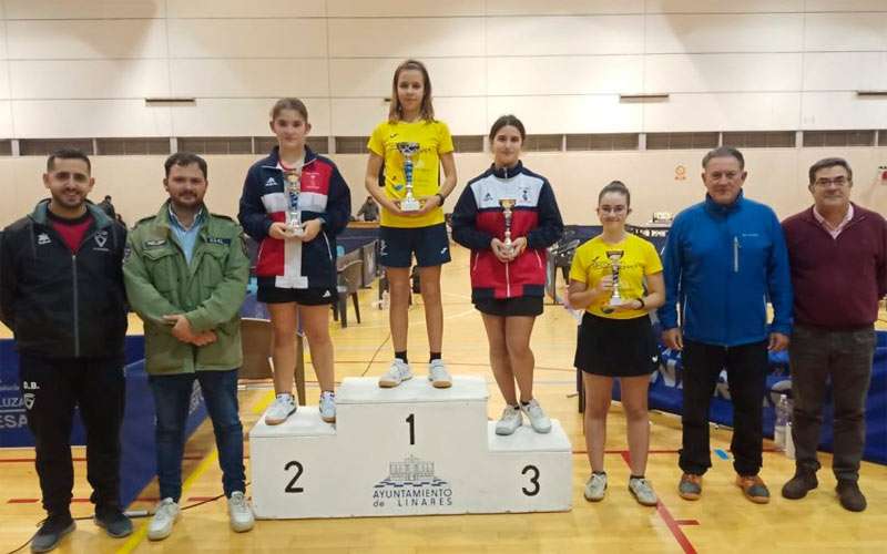 Gran papel del tenis de mesa linarense en el Pre-Estatal celebrado en Linares