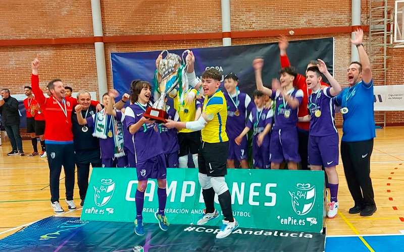 La selección de Jaén, campeona del Andaluz Infantil de fútbol sala